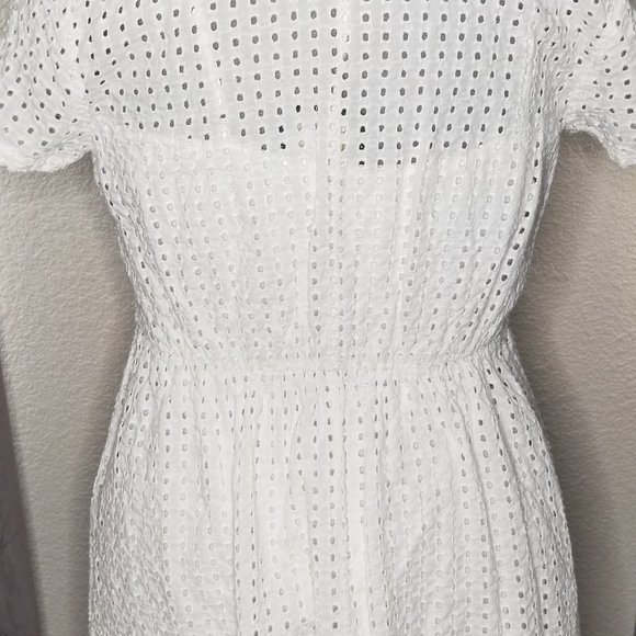 White Sailor Style Lined (tank dress) Dress - Picture 10 of 12